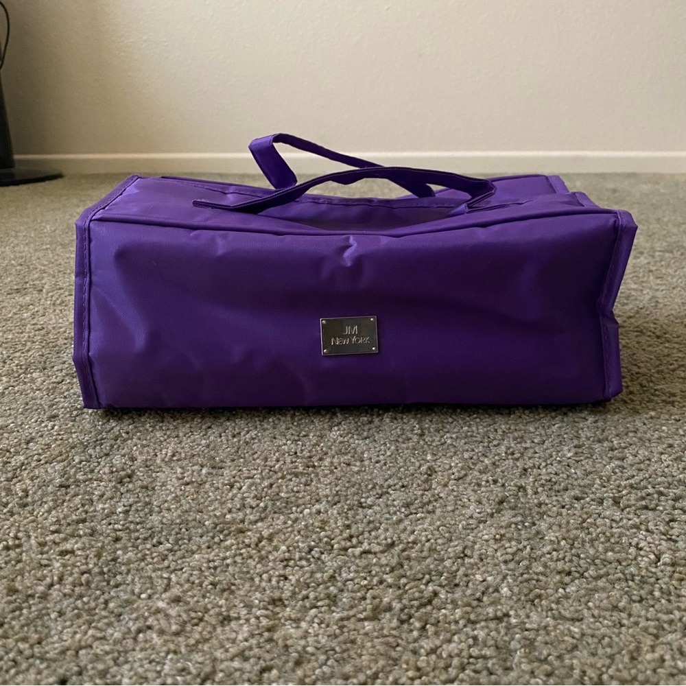 jm new york large foldable makeup travel bag